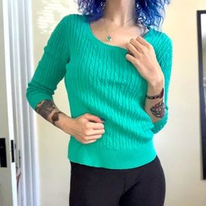 Ann Taylor Loft Cable Knit Sweater